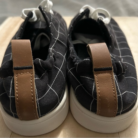 WOMEN’S SPENCO WINDOWPAYNE BLACK CANVAS IVORY COMFORT SPORT SNEAKERS SHOES 8.5 B - Picture 5 of 8